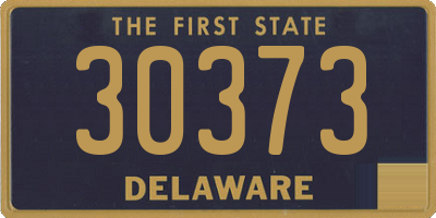 DE license plate 30373