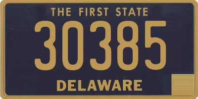 DE license plate 30385