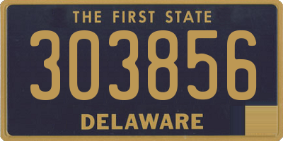 DE license plate 303856