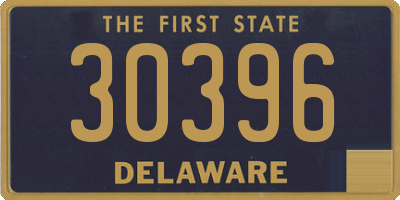 DE license plate 30396