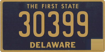 DE license plate 30399