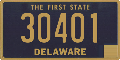 DE license plate 30401