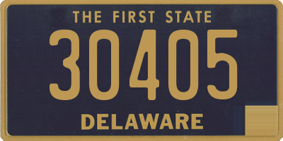 DE license plate 30405