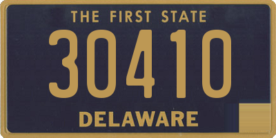 DE license plate 30410