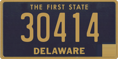 DE license plate 30414