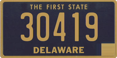 DE license plate 30419