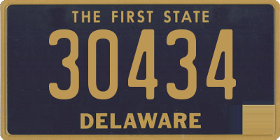 DE license plate 30434