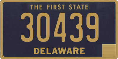 DE license plate 30439