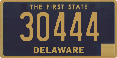 DE license plate 30444