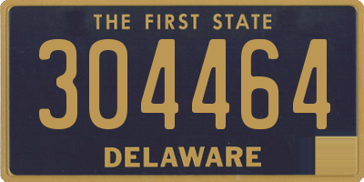 DE license plate 304464