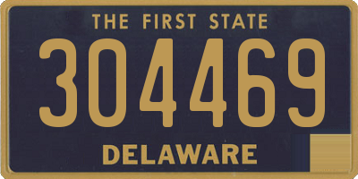 DE license plate 304469