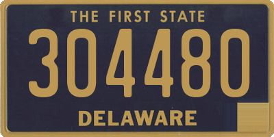 DE license plate 304480