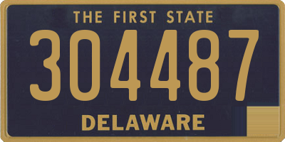 DE license plate 304487