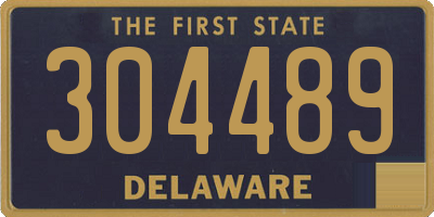 DE license plate 304489