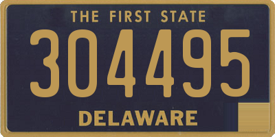 DE license plate 304495