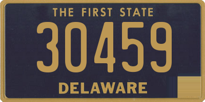 DE license plate 30459