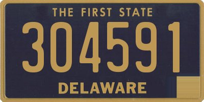 DE license plate 304591