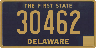 DE license plate 30462