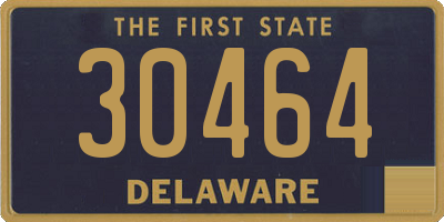 DE license plate 30464