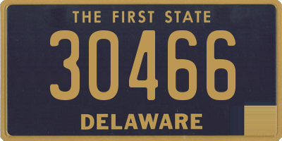 DE license plate 30466