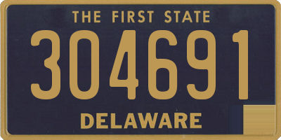DE license plate 304691