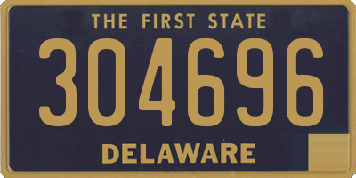 DE license plate 304696