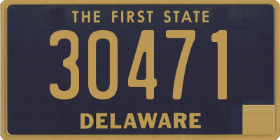 DE license plate 30471