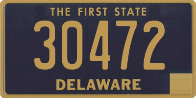 DE license plate 30472