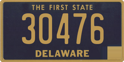 DE license plate 30476