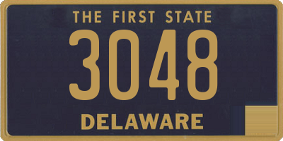 DE license plate 3048