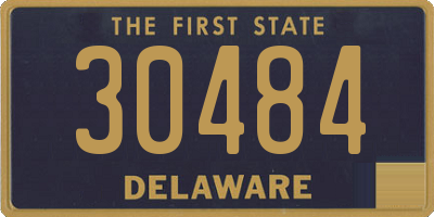 DE license plate 30484