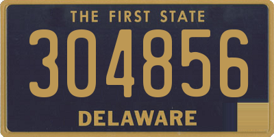 DE license plate 304856