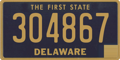 DE license plate 304867