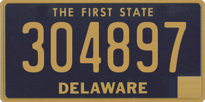 DE license plate 304897