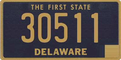 DE license plate 30511