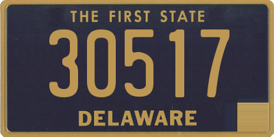 DE license plate 30517