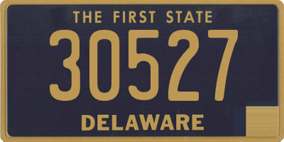 DE license plate 30527