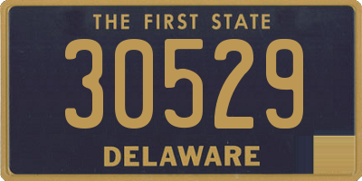 DE license plate 30529