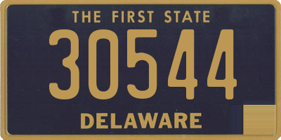 DE license plate 30544