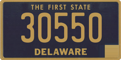 DE license plate 30550