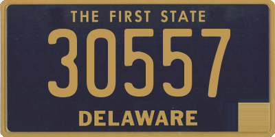 DE license plate 30557