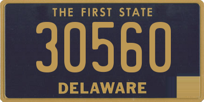 DE license plate 30560