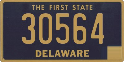 DE license plate 30564