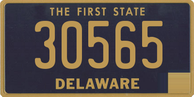 DE license plate 30565