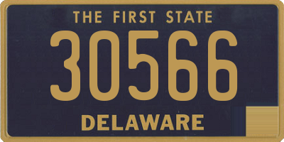 DE license plate 30566