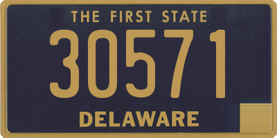 DE license plate 30571