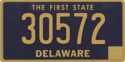 DE license plate 30572