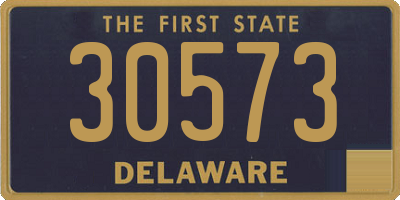 DE license plate 30573