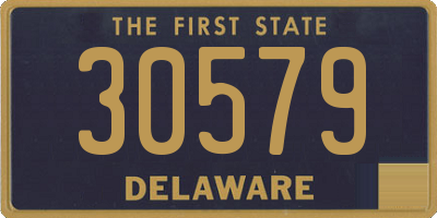 DE license plate 30579