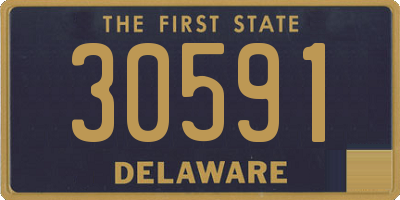 DE license plate 30591